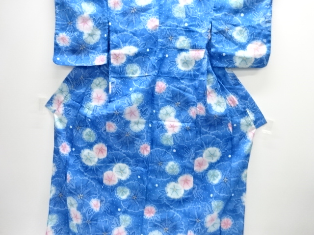 JAPANESE KIMONO / YUKATA / COTTON / FLOWER